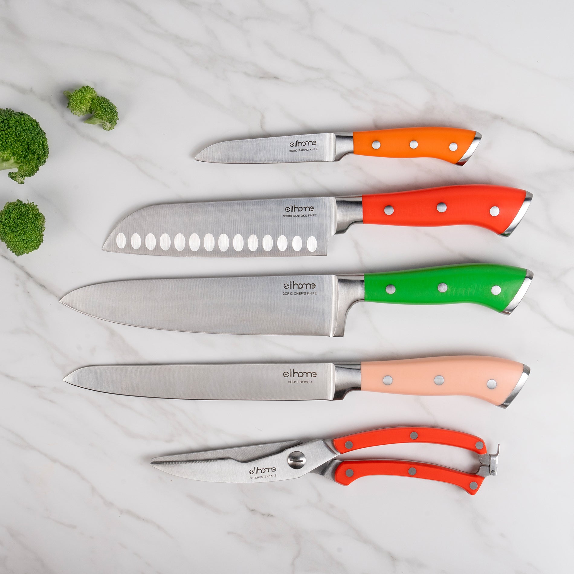 9 Piece CuttingWise Cutting Boards + Knife Set